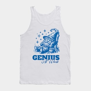 sleeping dwarf | genius at work Tank Top